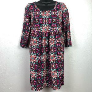 Anthropologie UNCLE FRANK geometrical print dress Sz XS